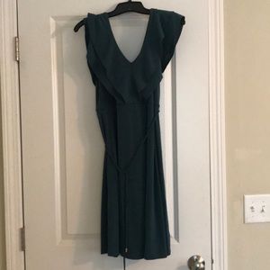 Green maternity dress